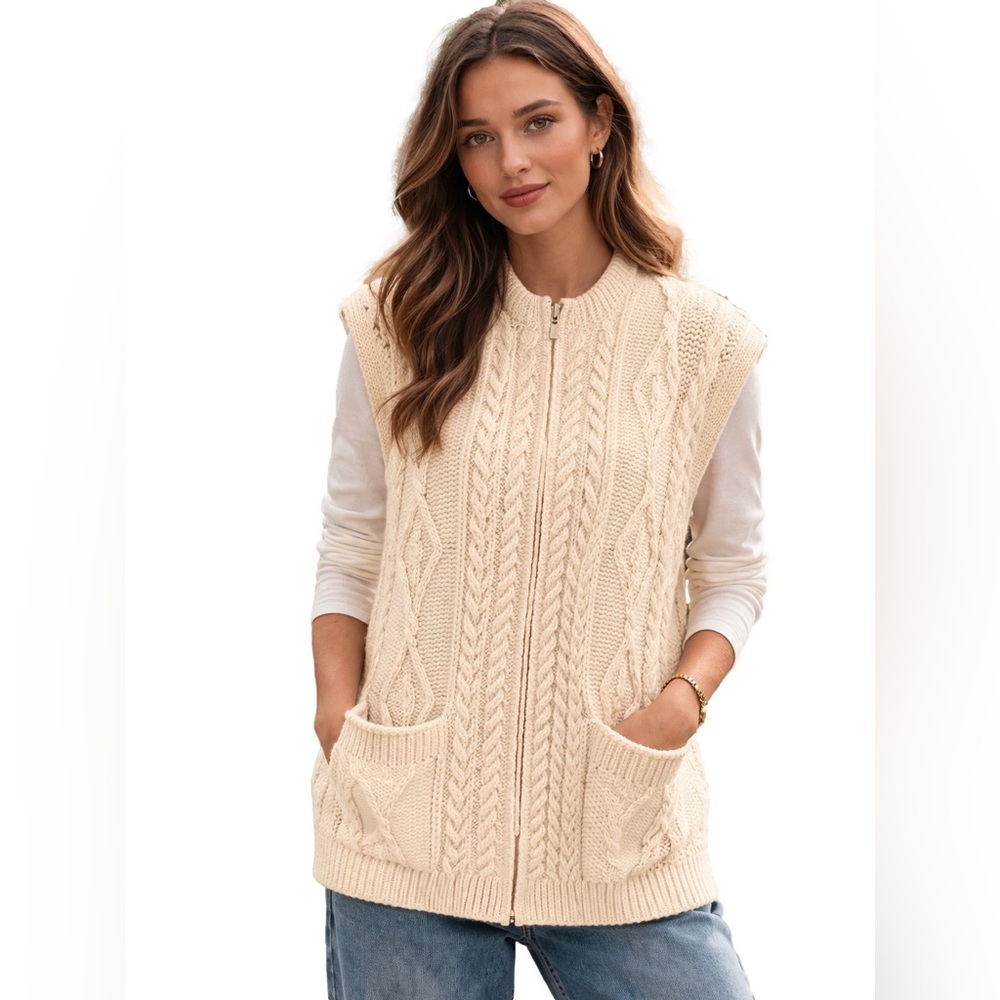 BLARNEY WOOLLEN MILLS IRELAND - Merino Wool Vest